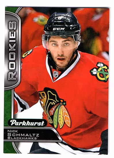 2016-17 Parkhurst #377 Nick Schmaltz RC (12-X128-BLACKHAWKS)