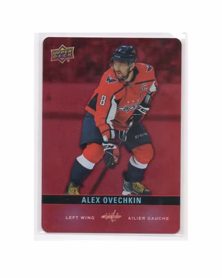 2019-20 Upper Deck Tim Hortons Red Die Cuts #DC2 Alexander Ovechkin (40-X82-CAPITALS)