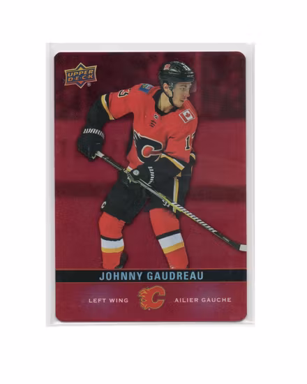 2019-20 Upper Deck Tim Hortons Red Die Cuts #DC5 Johnny Gaudreau (15-X81-FLAMES)