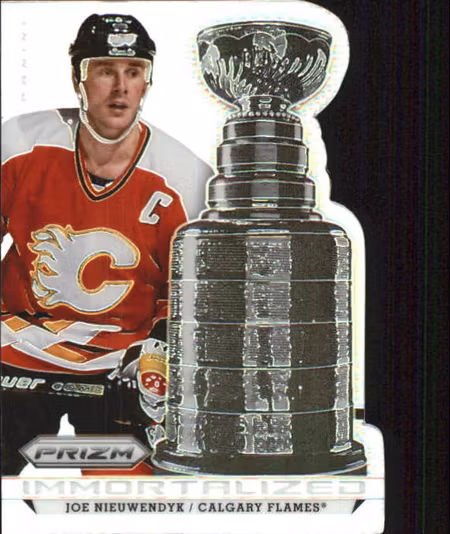 2013-14 Panini Prizm Immortalized #I18 Joe Nieuwendyk (20-79x6-FLAMES)