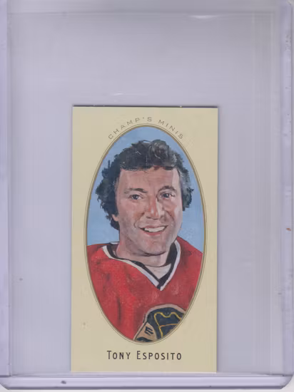 2011-12 Parkhurst Champions Champ's Mini Green Backs #29 Tony Esposito (15-311x1-BLACKHAWKS)