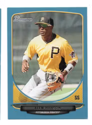 2013 Bowman Draft Top Prospects Blue #TP33 Alen Hanson (15-327x9-MLBPIRATES)