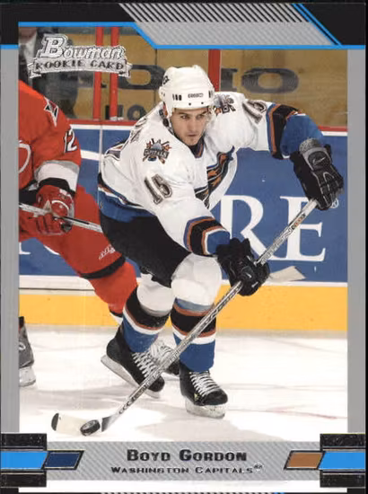 2003-04 Bowman #119 Boyd Gordon RC (10-400x6-CAPITALS)