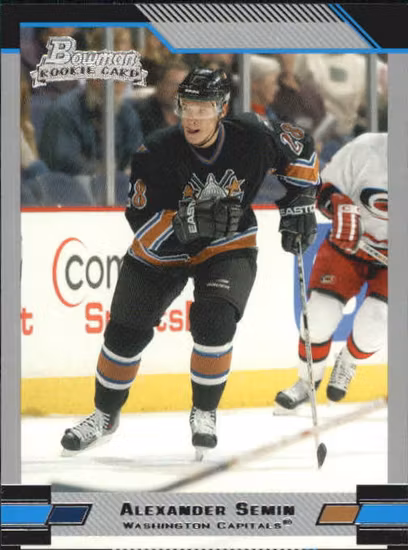 2003-04 Bowman #137 Alexander Semin RC (20-398x9-CAPITALS)