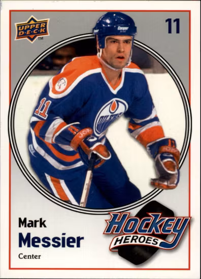 2009-10 Upper Deck Hockey Heroes Mark Messier #HH21 Mark Messier (25-367x9-OILERS)
