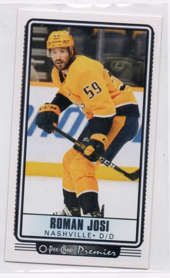 2021-22 O-Pee-Chee OPC Premier Tallboys #P16 Roman Josi (10-C14-PREDATORS) (4)