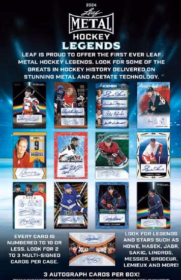 2023-24 Leaf Metal Legends (Hobby Box) *SOMMARSPECIAL*