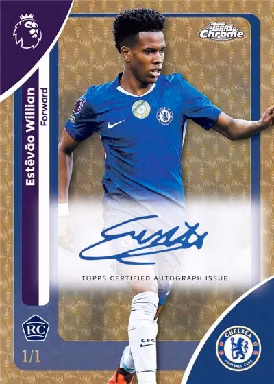 2025-26 Topps Chrome Premier League (Plåtlåda/Tin)
