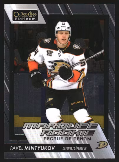 2023-24 O-Pee-Chee Platinum #288 Jackson LaCombe RC (VV6-NHLDUCKS)