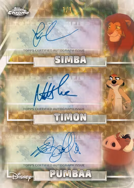 2026 Topps Chrome Disney (Hobby Box)