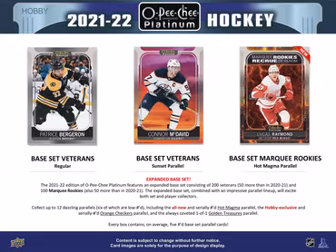 2021-22 O-Pee-Chee Platinum (Hobby Box) *END OF SUMMER SALE*
