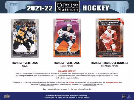 2021-22 O-Pee-Chee Platinum (Hobby Box) *SPOOKY DEAL*