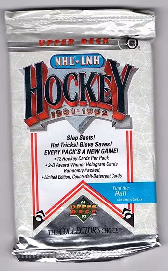 1991-92 Upper Deck Low Series (Löspaket)