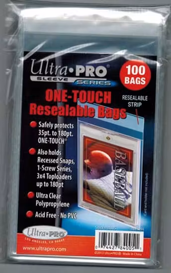 One-Touch Resealable Bags (100st)