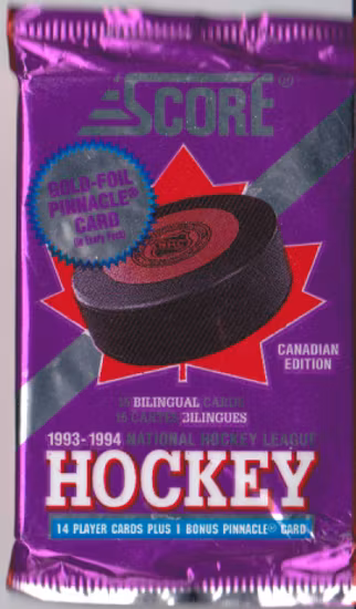1993-94 Score Hockey (Canadian Edition) (Löspaket)