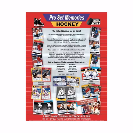2020-21 Pro Set Memories (Hobby Box)