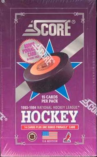 1993-94 Score US Edition Series 1 (Hobby Box)