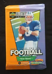 1997 Upper Deck Collector's Choice NFL Football (Series 2) (Löspaket)