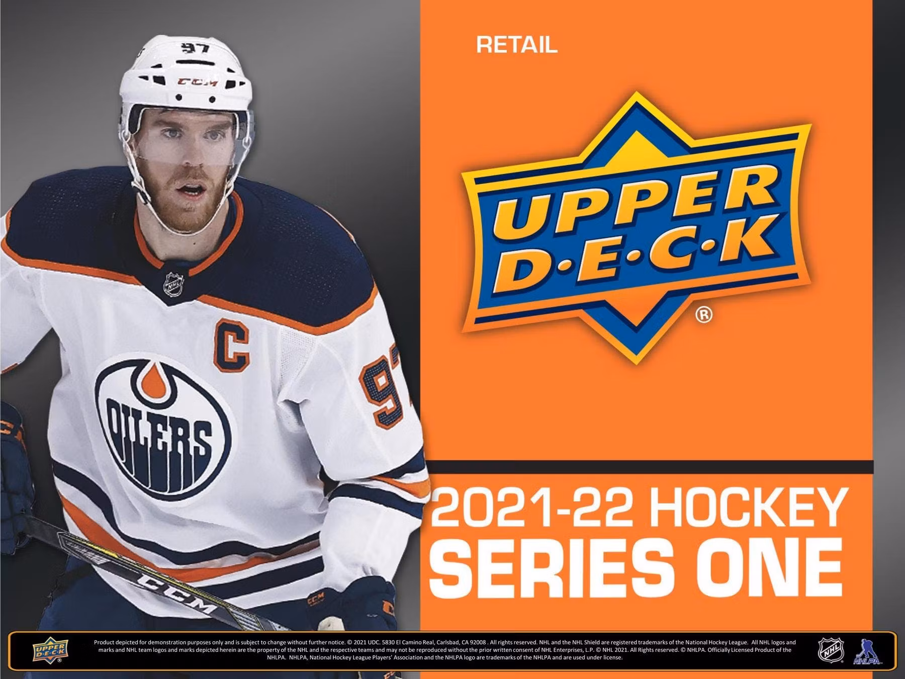 2021-22 Upper Deck Series 1 (Retail Tin/Plåtlåda)