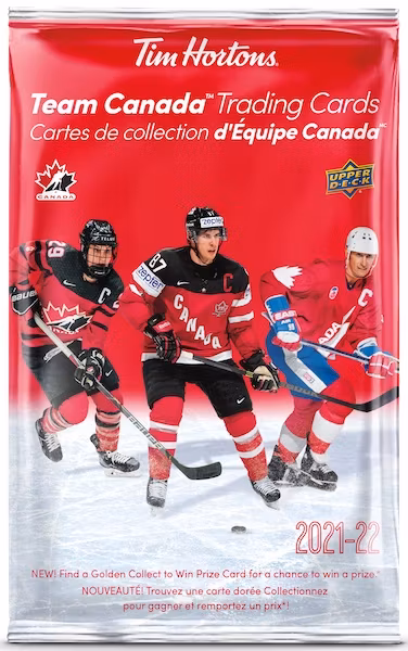 2021-22 Upper Deck Tim Horton's Team Canada (Löspaket)