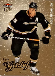 2008-09 Ultra Gold Medallion #102 Ryan Getzlaf (12-X17-DUCKS)