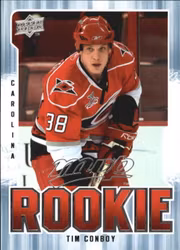 2008-09 Upper Deck MVP #305 Tim Conboy RC (10-X270-HURRICANES)