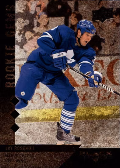 2009-10 Black Diamond #175 Jay Rosehill RC (20-X277-MAPLE LEAFS)