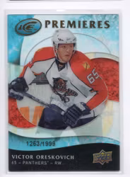 2009-10 Upper Deck Ice #120 Victor Oreskovich RC (20-X283-NHLPANTHERS)