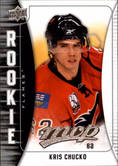 2009-10 Upper Deck MVP #318 Kris Chucko RC (10-X271-FLAMES)
