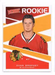2010-11 Upper Deck Victory #343 Evan Brophey RC (10-D4-BLACKHAWKS)