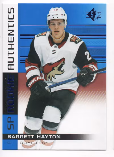 2019-20 SP Blue #130 Barrett Hayton (30-X285-COYOTES)