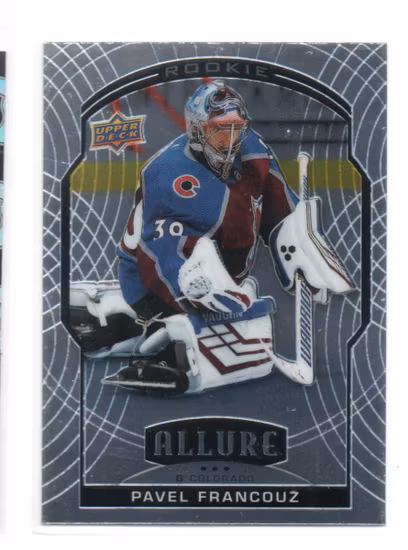2020-21 Upper Deck Allure #73 Pavel Francouz RC (10-X284-AVALANCHE) (2)