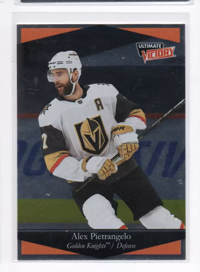2020-21 Upper Deck Ultimate Victory #UV16 Alex Pietrangelo (10-X284-GOLDENKNIGHTS)