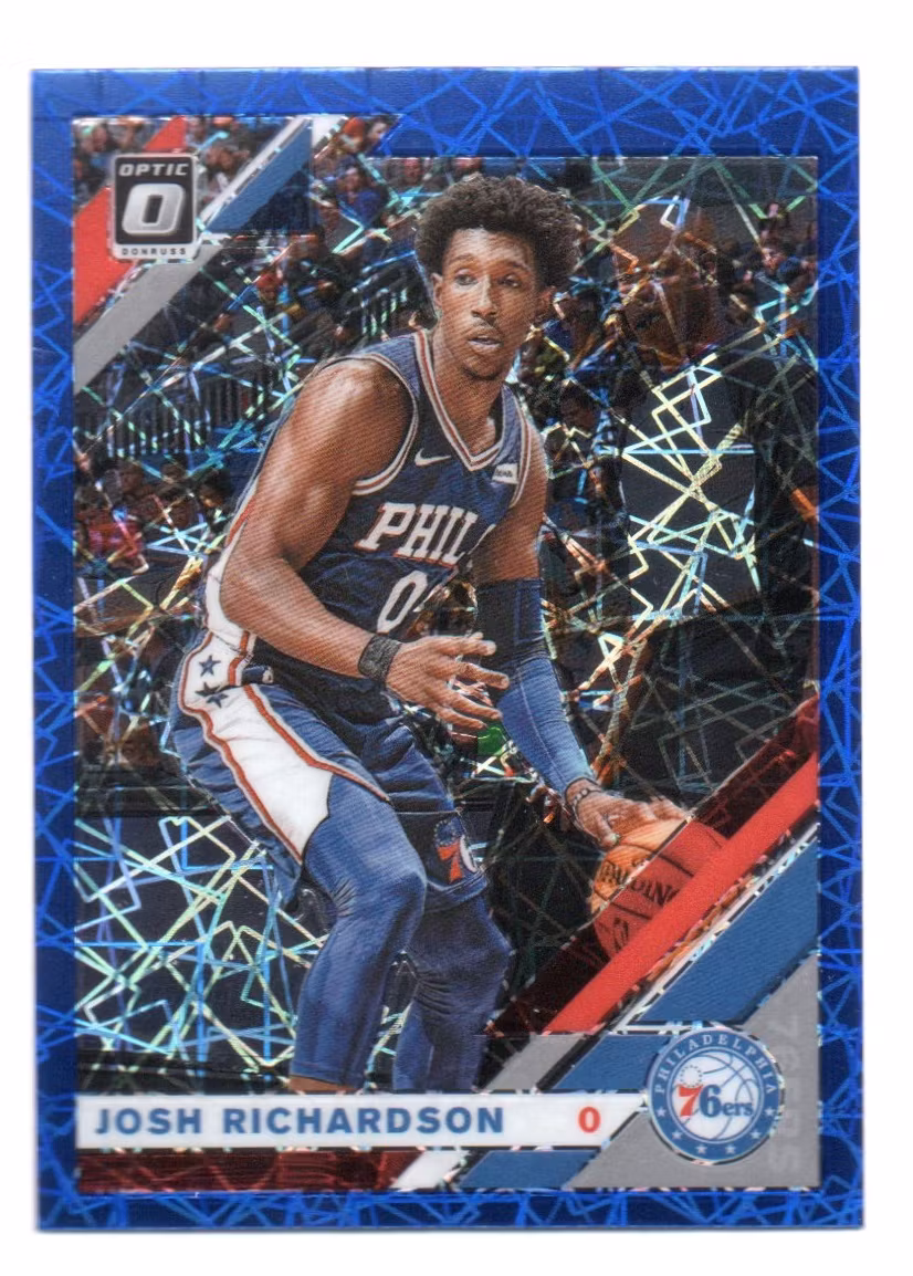 2019-20 Donruss Optic Blue Velocity #65 Josh Richardson (15-X286-NBA76ERS)