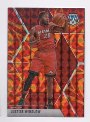 2019-20 Panini Mosaic Mosaic Orange Reactive #140 Justise Winslow (15-X286-NBAHEAT)
