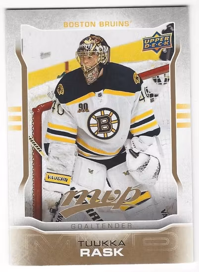 2014-15 Upper Deck MVP #258 Tuukka Rask SP (10-X118-BRUINS)