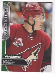 2016-17 Parkhurst #389 Lawson Crouse RC (10-X150-COYOTES)