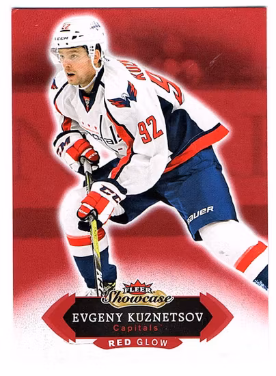 2016-17 Fleer Showcase Red Glow #98 Evgeny Kuznetsov (20-X129-CAPITALS)