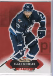 2016-17 Fleer Showcase Red Glow #96 Blake Wheeler (15-X58-NHLJETS)