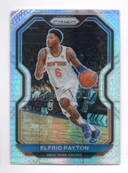 2020-21 Panini Prizm Prizms Hyper #25 Elfrid Payton (20-X286-NBAKNICKS)