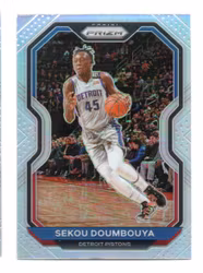 2020-21 Panini Prizm Prizms Silver #58 Sekou Doumbouya (15-X286-NBAPISTONS)