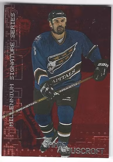 1999-00 BAP Millennium Ruby #244 Jamie Huscroft (10-143x1-CAPITALS)
