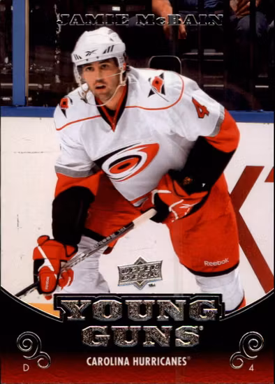 2010-11 Upper Deck #213 Jamie McBain YG RC (20-X57-HURRICANES)