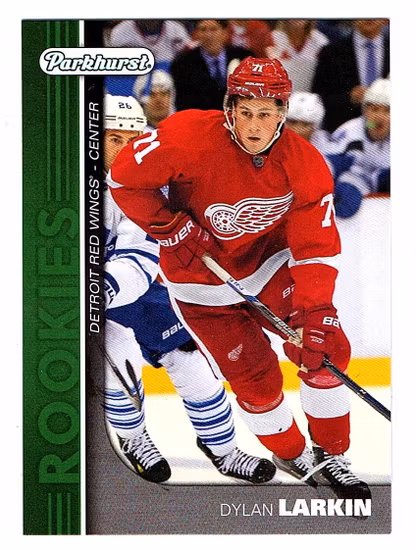 2015-16 Upper Deck Parkhurst Rookies #PR4 Dylan Larkin (40-X32-RED WINGS)