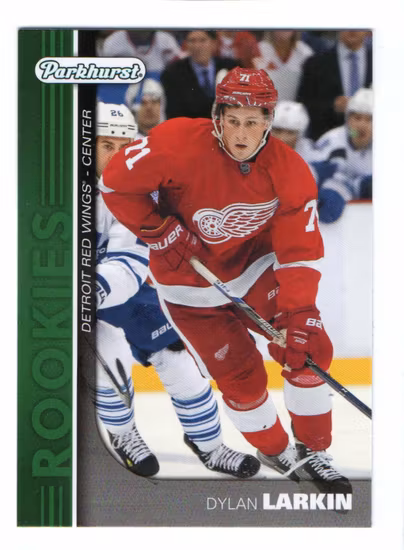 2015-16 Upper Deck Parkhurst Rookies #PR4 Dylan Larkin (40-X114-RED WINGS)