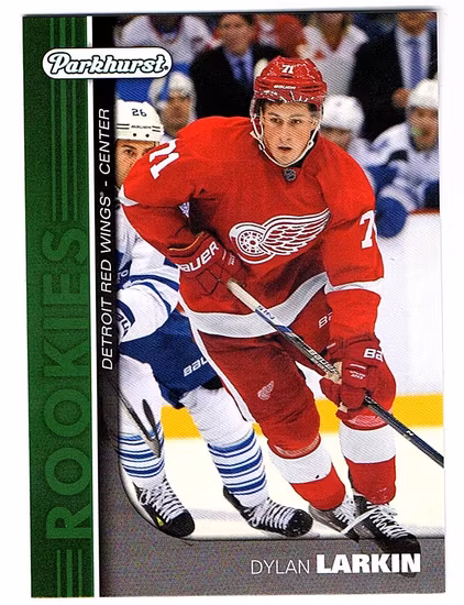 2015-16 Upper Deck Parkhurst Rookies #PR4 Dylan Larkin (40-X121-RED WINGS)