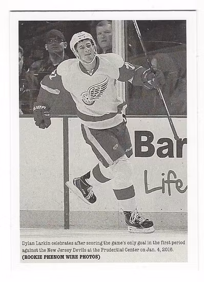 2015-16 Upper Deck Portfolio #303 Dylan Larkin (40-X96-RED WINGS)