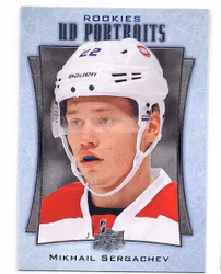 2016-17 Upper Deck UD Portraits #P95 Mikhail Sergachev (30-17x5-CANADIENS)