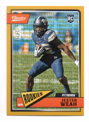 2018 Classics Timeless Tributes Gold #297 Jester Weah (20-D7-NFLSTEELERS)