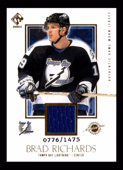 2002-03 Private Stock Reserve #144 Brad Richards (40-C2-LIGHTNING)